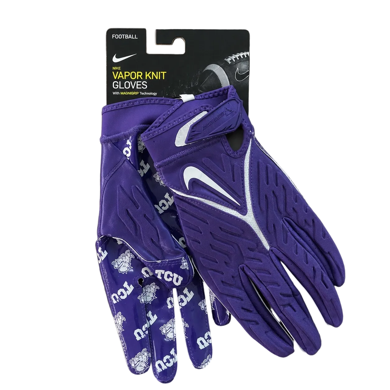TCU football gloves