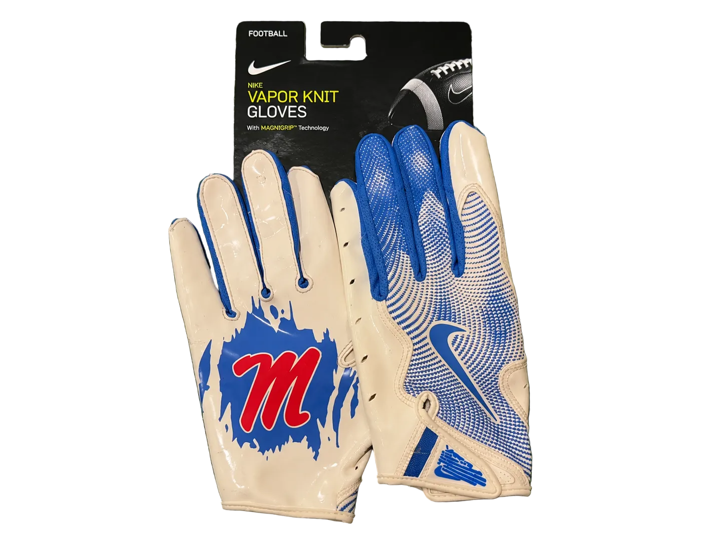 Ole Miss football gloves