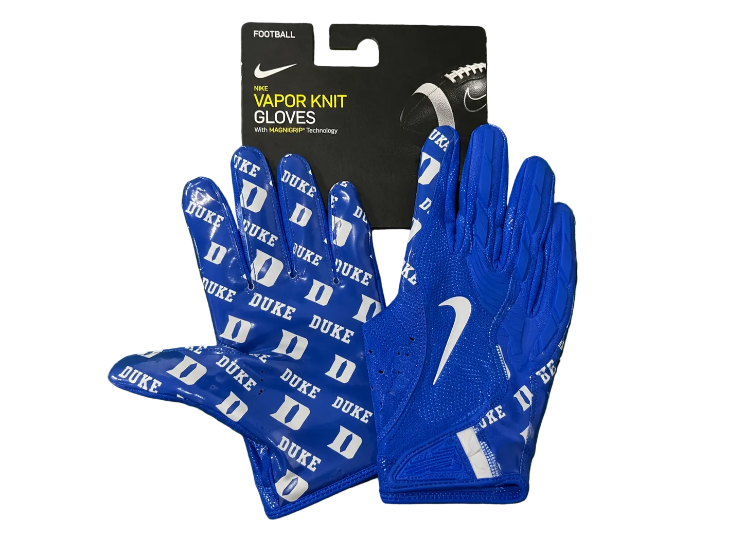 Duke football gloves