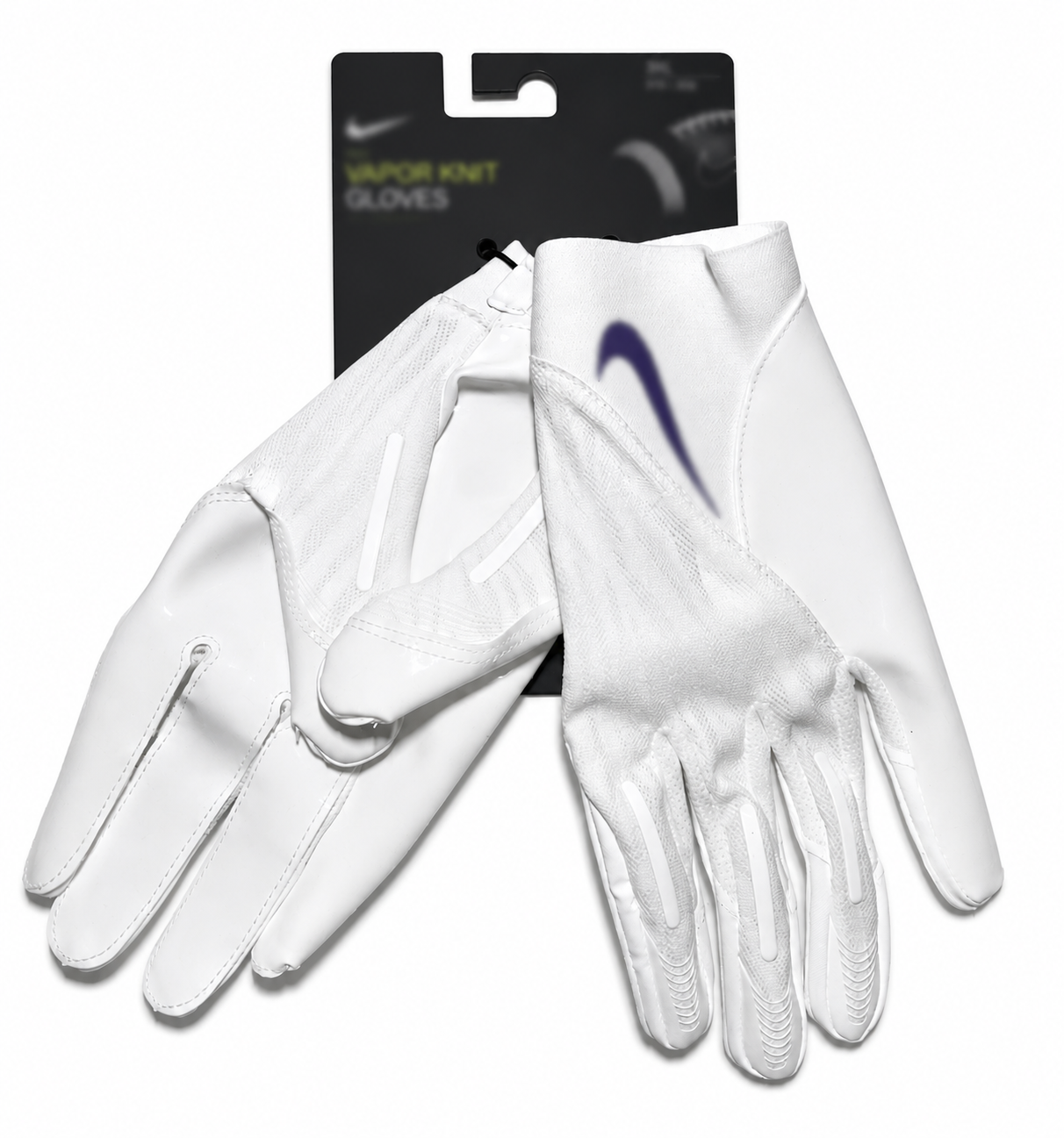 White Tex3s Christian Football Gloves
