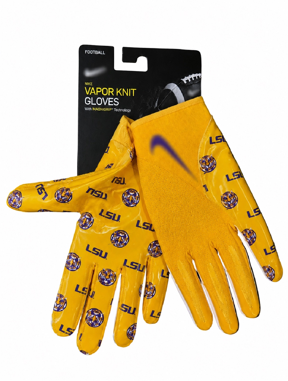 L0usiana Football Gloves