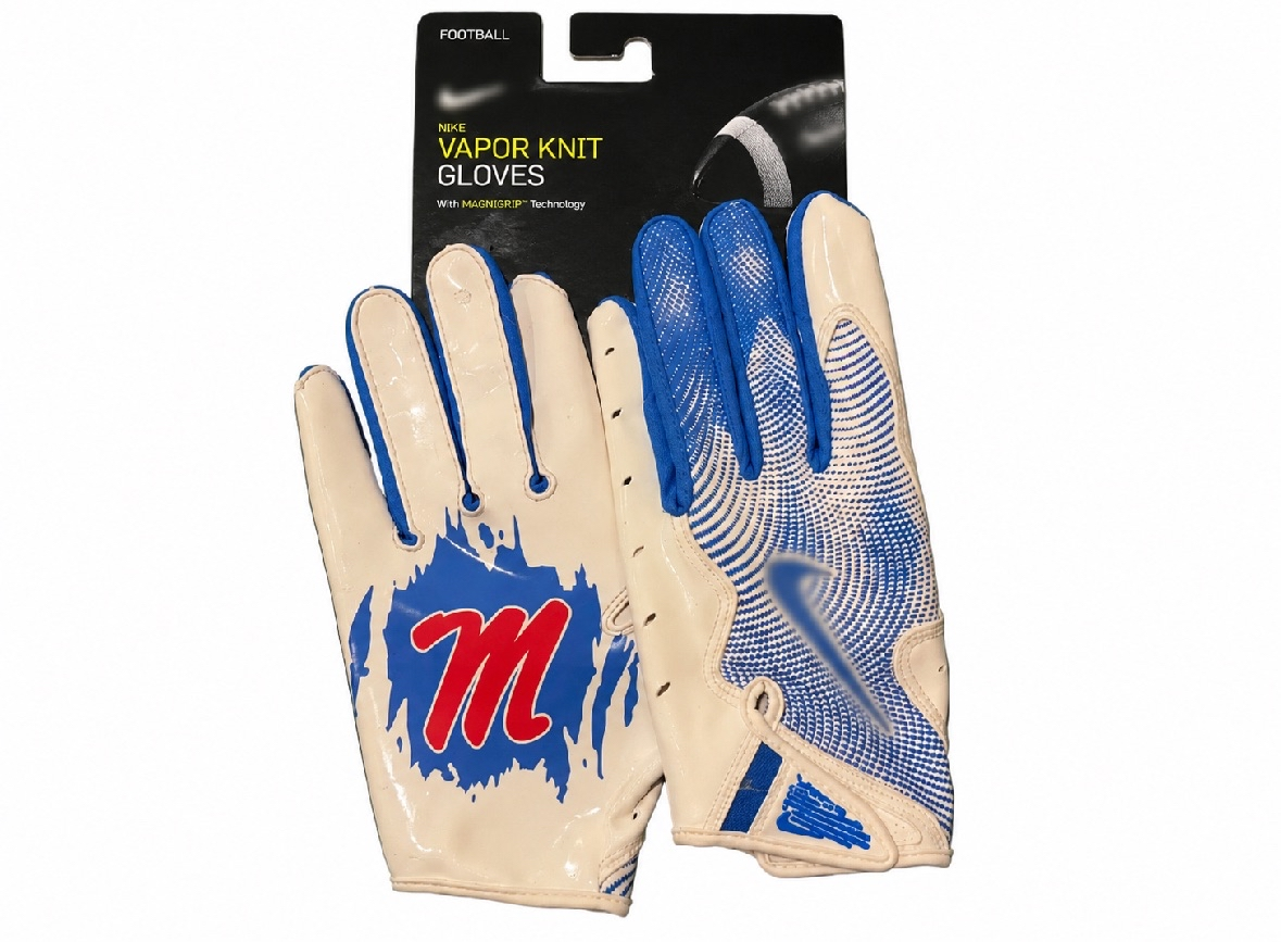 0le Miss Football gloves